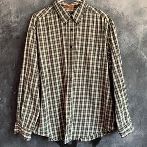 Dockers Men's Striped Button Up